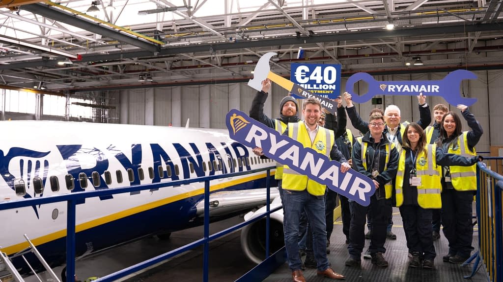 Ryanair planning to build a new €40 million hangar at Dublin Airport