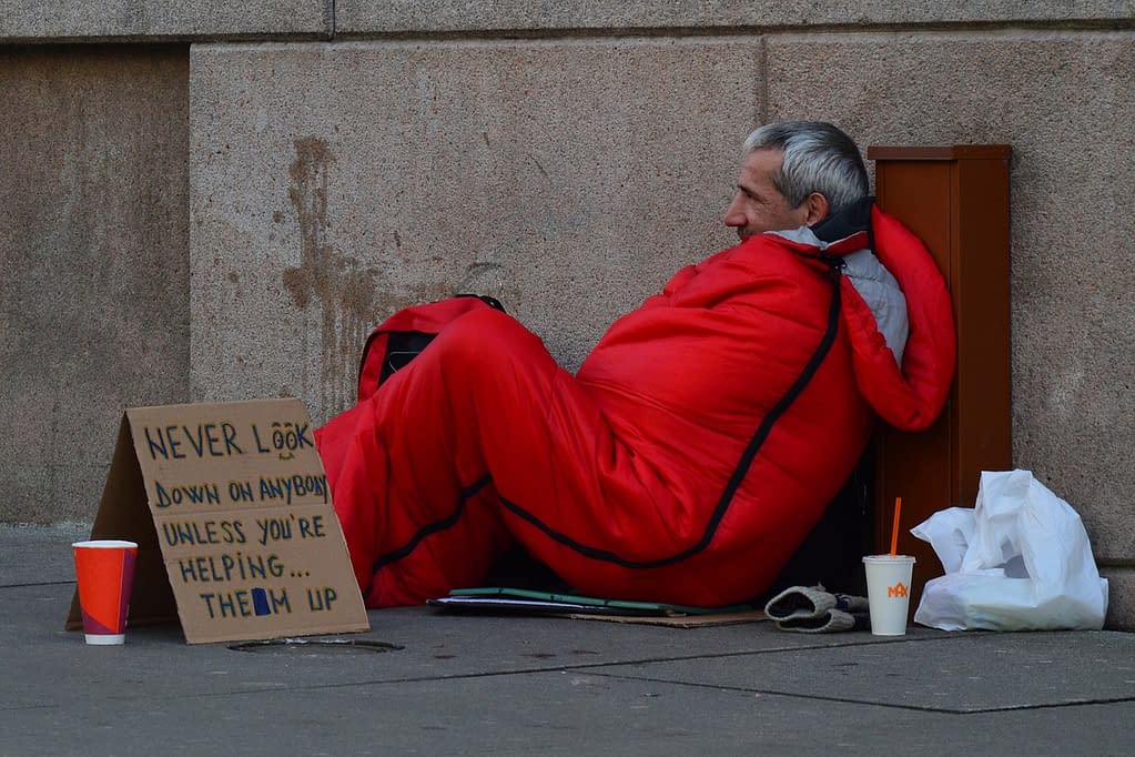 Homeless charity reports that lack of available housing for those facing eviction.