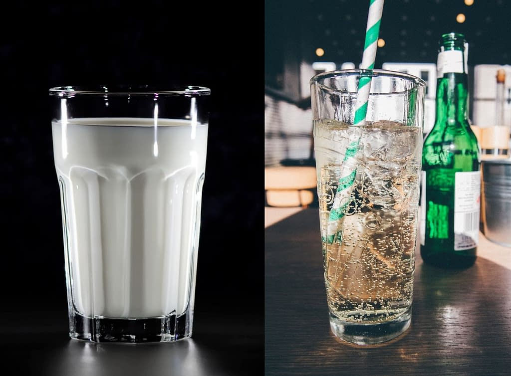 What are the advantages of consuming Milk over Soda?
