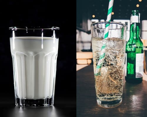 What are the advantages of consuming Milk over Soda?