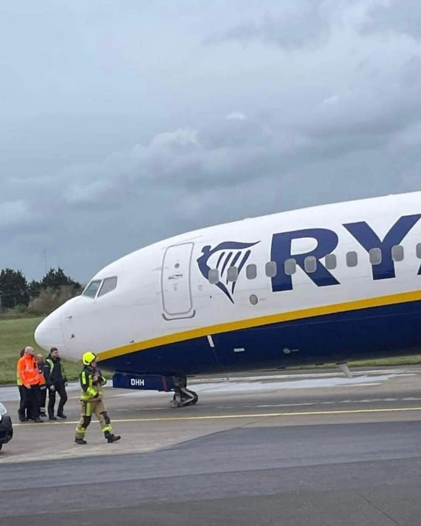 Ryanair flight experienced “technical issues” during landing; Emergency declared at Dublin Airport