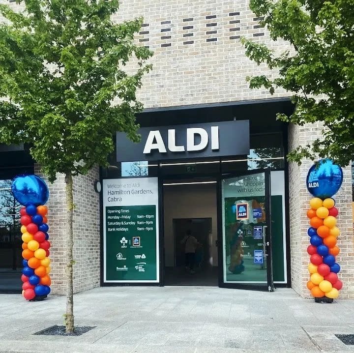 Aldi opens a new location in Cabra, generating 30 new local jobs.