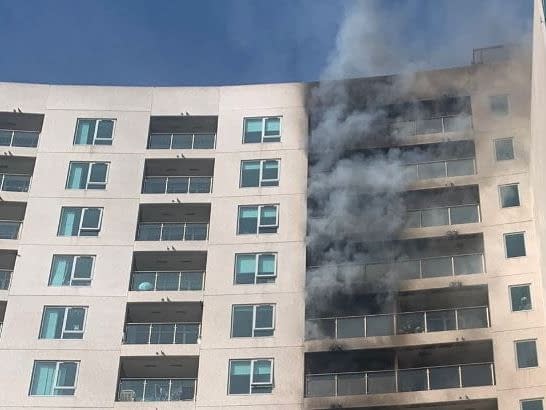 Fire ravages a Dublin residential complex, residents forced to evacuate