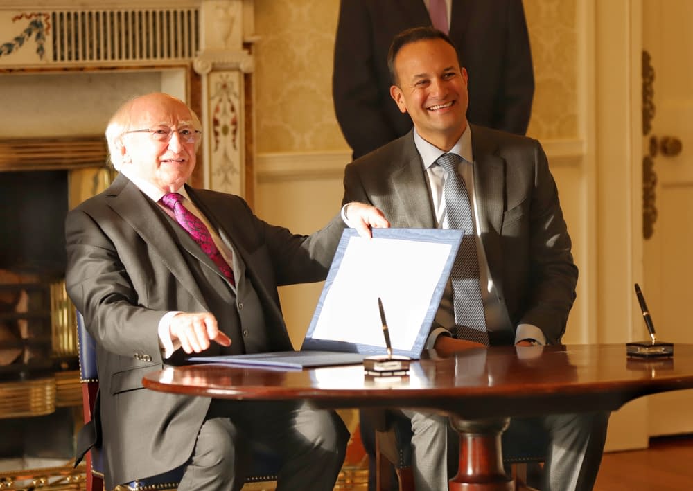 Taoiseach Varadkar and President Higgins meet King Charles III ahead of coronation